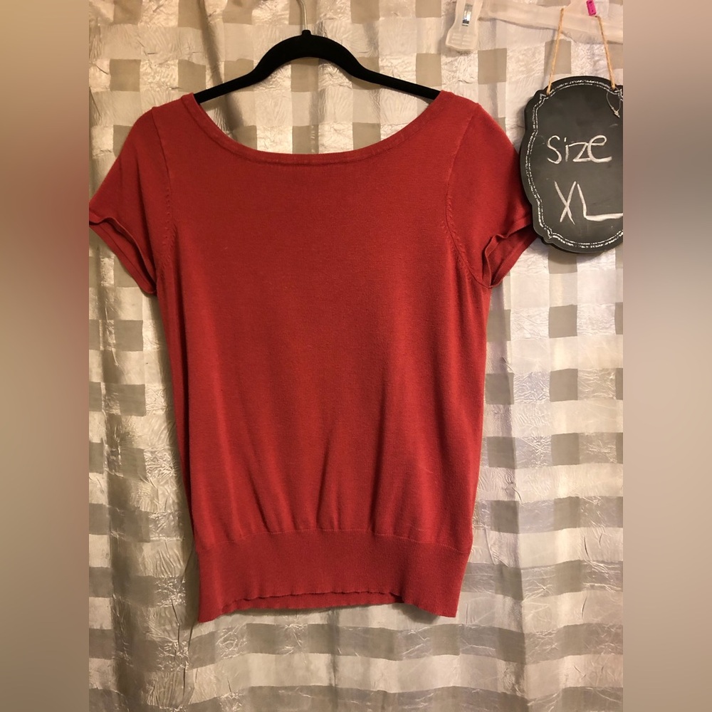 Mexx Vibrant Rustic Maroon Knit Top